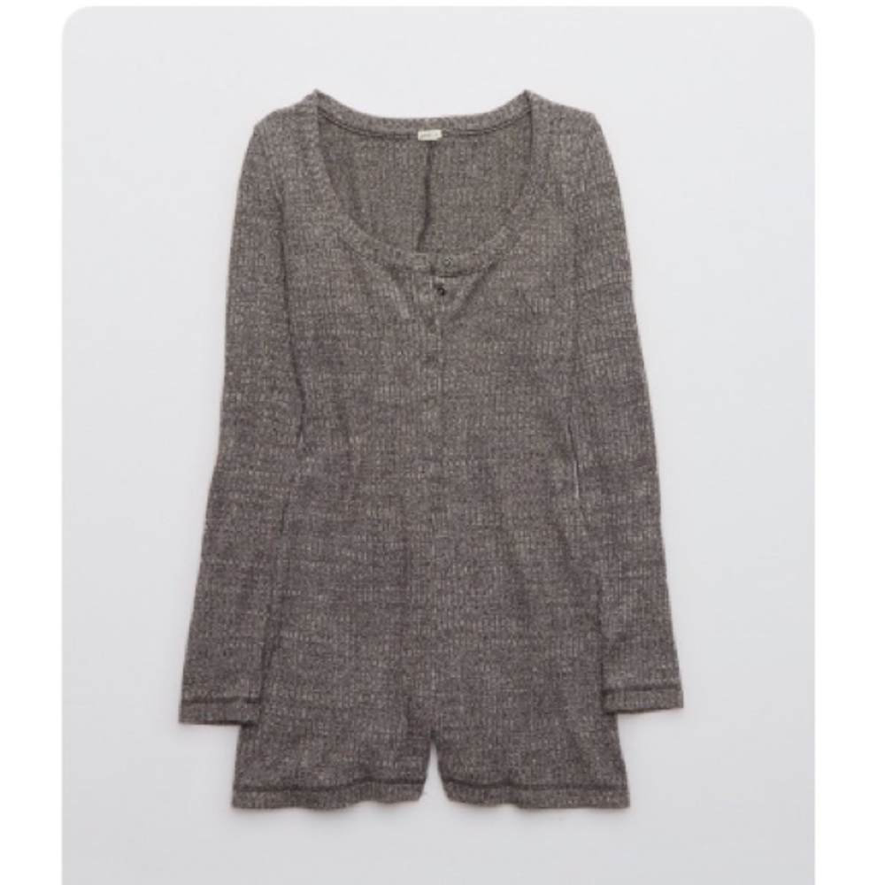 Aerie Cozy Rib Sleep One Piece